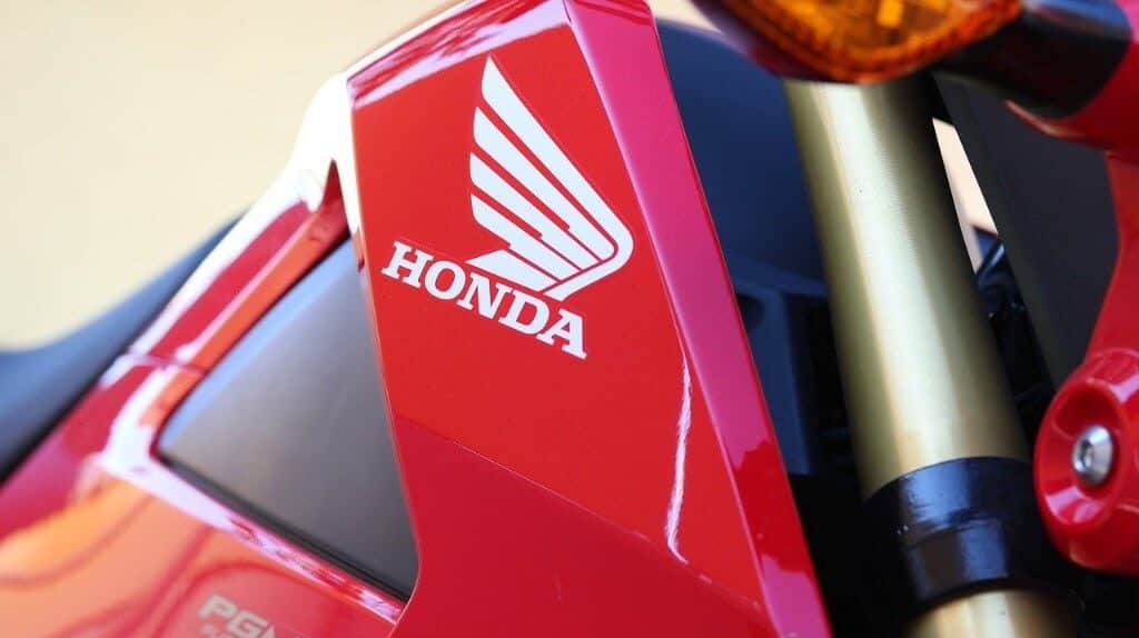 New Honda motorcycle