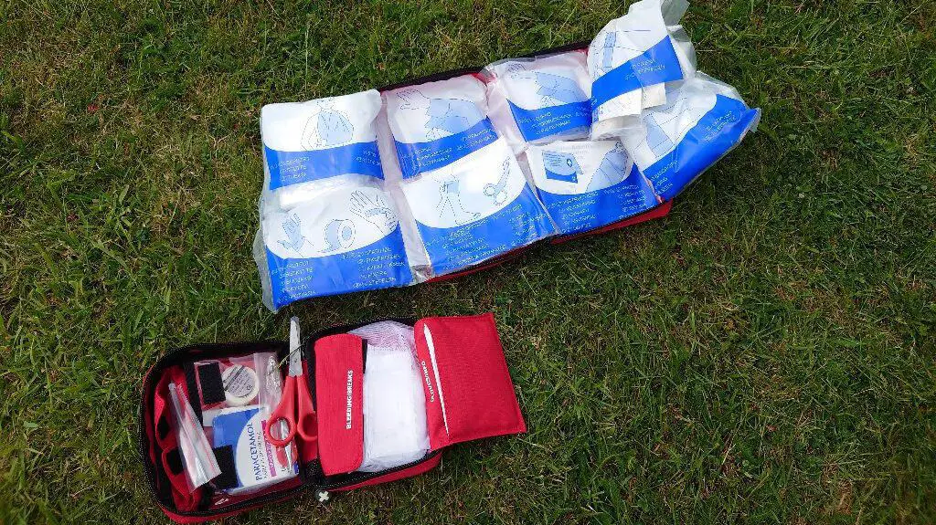 Two sets of first aid kits